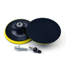 5 Inch Hook and Loop Back Up Sanding Pad M10 Thread Backer Plate + Drill Adapter for Auto Car Polishing Power Tool Part